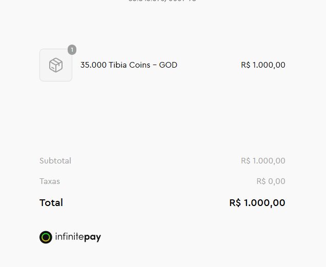 Checkout do pagamento